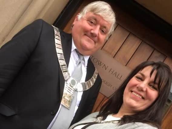 Ribble Valley Mayor and Mayoress Stuart Carefoot and Sarah Rainford.