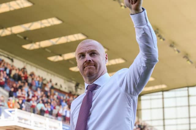 Brian is keen to tie the reunion - which he hopes to hold at Turf Moor, in with a Clarets' home game. Pictured: Burnley FC manager, Sean Dyche.