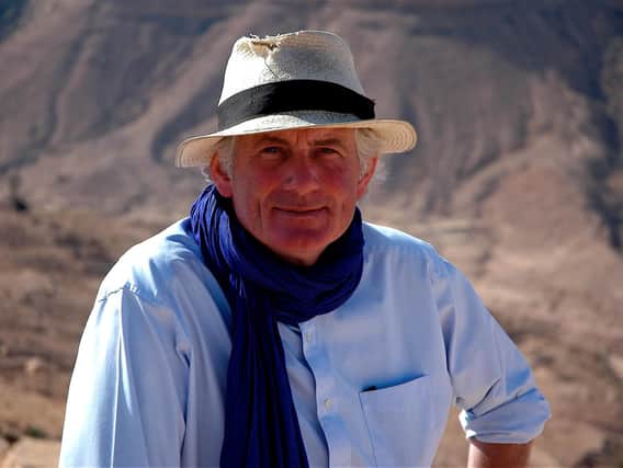 Historian Dan Cruickshank will talk about his harrowing journey to the Middle East. (s)