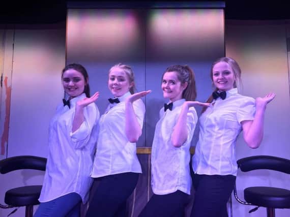 Viki Mason, Rebecca Parkinson, Caroline Hindle and Bryony Frost are the stars of Shakers at Ribchester Village Hall. (s)