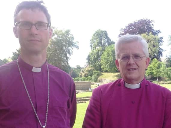 The Rt Rev. Julian Henderson, the Bishop of Blackburn (right), and the Rt Rev. Philip North, the Bishop of Burnley.