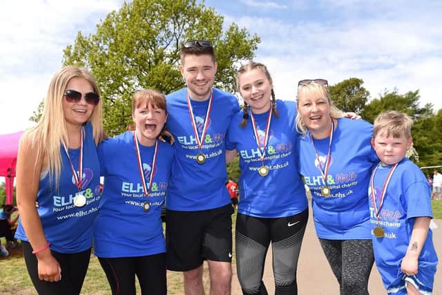 Runners from the East Lancashire Hospital Trust who took part.
