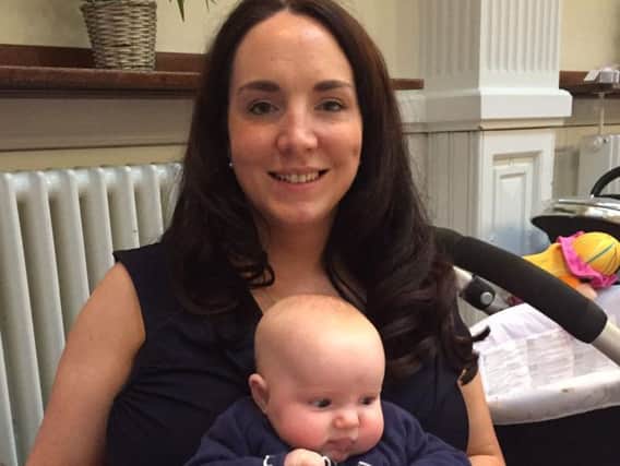 Language teacher Kirsty Burrows, pictured with her baby daughter Emily, has been nominated for a prestigious award.