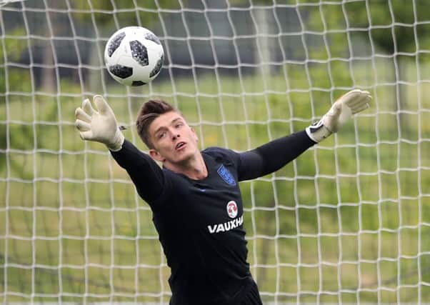 England's Nick Pope during a training session at St George's Park, Burton. PRESS ASSOCIATION Photo. Picture date: Monday May 28, 2018. See PA story SOCCER England. Photo credit should read: Nick Potts/PA Wire. RESTRICTIONS: Use subject to FA restrictions. Editorial use only. Commercial use only with prior written consent of the FA. No editing except cropping.