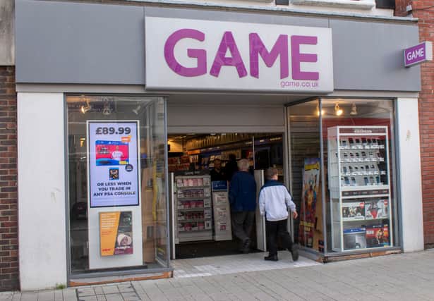Game game.co.uk store in the high street Bognor