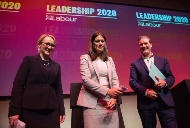 Rebecca Long-Bailey, Lisa Nandy and Keir Starmer will go head-to-head on Monday night (Getty Images)