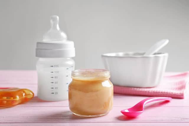 Parents could see themselves facing higher costs on baby food and formula milk after Brexit, due to the introduction of import tariffs (Photo: Shutterstock)