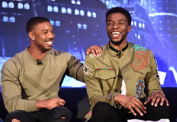 Actor Michale B Jordan is among those who have paid tribute to Chadwick Boseman (Getty Images)