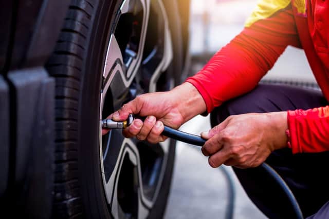 It's a good idea to check you tyre pressures before and after your car is laid up for a prolonged period (Photo: Shutterstock)