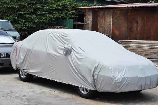 If you can't keep your car in a garage a purpose-made cover can protect it from the elements (Photo: Shutterstock)