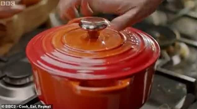 Nigella's beautiful Le Creuset casserole pot