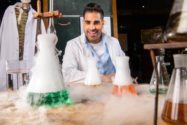 Dr Ranj teaches a biology lesson as Amazon launches its Very Important Breakfast (VIB) Clubs, which are online tutorial videos for children, co-hosted by charity partner Magic Breakfast.