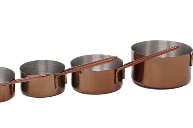 Copper Measuring Cup Set, £12