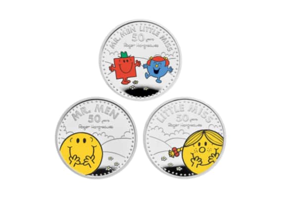The Royal Mint has launched a collection of Mr Men and Little Miss coins (Photo: Royal Mint)